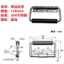 Tay cầm lò xo bằng thép không gỉ 304 Hộp vận chuyển không khí Thiết bị tay cầm Hộp vận chuyển Tay cầm đơn phương Phụ kiện hộp khí hạng nặng QVKM