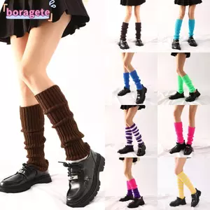 Ấm chân BORAGETE Lolita, Tất bốt Harajuku Y2K Nhật Bản Kawaii, Tất dài dệt kim sành điệu dành cho nữ