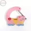 Hodou 1 Cái Hoạt Hình Mèo Carabiner Acrylic Hình Túi Móc Khóa Động Vật Dễ Thương Bapa Quyến Rũ Bé Gái Thẩm Mỹ Leo Móc Phụ Kiện VN