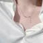 Vòng Cổ Tua Rua Nụ Cười Nữ Tinh Tế Ánh Sáng Sang Trọng Niche ins Tính Khí Mặt Dây Chuyền Cao Cấp Xương Đòn Dây Chuyền 26.3.22