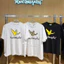 Áo nam ngắn tay markgonzales bán chạy chữ chuối in hình người đàn ông 200GSM mềm mại chất lượng cao nam nữ tay ngắn giản dị 0617