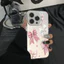 Ốp lưng iPhone họa tiết nơ hồng trắng IMD phù hợp cho iPhone 17 16 15 14 13 12 11 Pro Max Plus X Xr Xs Max 7 8 Plus
