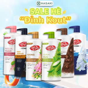 Sữa Tắm Lifebuoy 800gr Detox Sạch Sâu Khỏi Bụi Mịn Pm2.5 100% Từ Thiên Nhiên Hasaki
