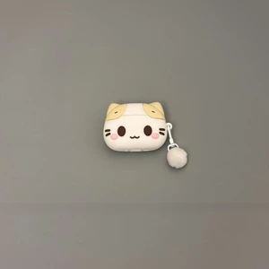 Hộp đựng tai nghe mèo Marshmallow có sẵn Thích hợp cho vỏ bảo vệ Airpodpro3 Niche Bao gồm tất cả Thích hợp cho hộp đựng tai nghe Airpod4 Vỏ mềm chống va chạm Chống sốc