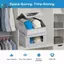 PlumHOUSE 1 Có Thể Gập Lại Dây Kéo Mũ Bóng Chày Hộp Bảo Quản Không Dệt Chống Bụi Hộp Bảo Quản Mũ Hộp Bảo Quản Tủ Quần Áo Hộp Bảo Quản Lưu Trữ VN