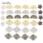 AqToCna 100 Chiếc Hoa Filigree Phụ Kiện DIY Kim Loại Thủ Công Đầu Nối Để Làm Đồ Trang Sức AqToCna