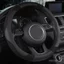 X XF621 Denier Lưới Thoáng Khí Xe Bốn Mùa Vô Lăng Thân Thiện Với Môi Trường Thể Thao Grip Cover Trắng Bên Trong Vòng N5CB