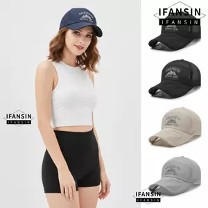 Mũ bóng chày mùa hè IFASIN, Mũ bóng chày toàn lưới chống nắng khô nhanh, Mũ chống nắng thêu núi có thể điều chỉnh thoáng khí thời trang dành cho nam nữ Unisex