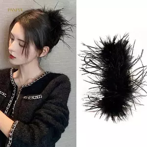 PNPIA- Lông Tơ Lông Cừu Đà Vuốt Tóc Kẹp Cua Lớn Barrettes Nữ Cô Gái Đuôi Ngựa Kẹp Tóc Kẹp Tóc Phụ Kiện Tóc