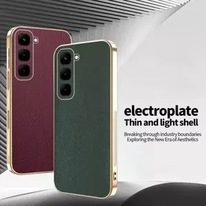 Ốp Lưng Cho Infinix Hot 70 X6895B Da Màu Siêu Mỏng Mạ Điện Cạnh Chống Rơi Vỏ Điện Thoại