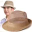 Mũ Jazz Panama AWNGD, Mũ Fedora lưới thoáng khí, Mũ câu cá khô nhanh thời trang Thể thao ngoài trời