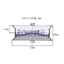 4 68mm 1 / 10 phẳng chạy bọt biển lốp RC đua chuyên nghiệp không giới hạn HSP94123 Sakura D4 Tiangong TT02 xe thể thao phẳng