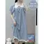 Váy ngủ mùa hè dành cho nữ tay ngắn Over-the-Knee Mỏng Mid-Skirt Ngọt ngào Phong cách mới Công chúa mùa hè có thể mặc ngoài