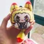 Demon Slayer Sang Trọng Móc Khóa Tanjiro Zenitsu Giyu Tai Mèo Dango Sang Trọng Mặt Dây Chuyền Anime Túi Quyến Rũ Quà Tặng