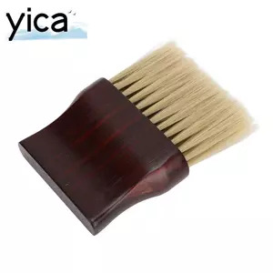 Bàn chải làm sạch cổ YICA, Bàn chải lau bụi cổ thoải mái chuyên nghiệp, dành cho tiệm cắt tóc mềm mại bền tay cầm tiện dụng Bàn chải cắt tóc Sử dụng tại nhà