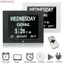 Lịch MCODECOVED Bảng điều khiển chữ cái lớn Màn hình LCD thời gian lớn Trang trí nội thất