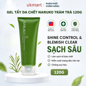 Gel Tẩy Da Chết Naruko Chiết Xuất Tràm Trà 120gr Tea Tree Shine Control & Blemish Clear Peeling Gel