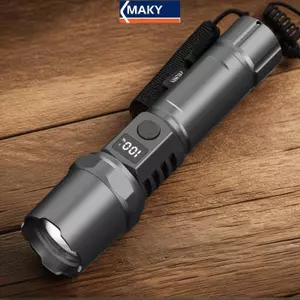 MAKY [Bảo hành 10 năm] Đèn pin ACE Sạc lại chống nước ngoài trời chịu lực nặng Đèn pin sạc VN