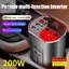 Biến tần nguồn ô tô di động 12V sang DC110V có quá nhiệt và an toàn ngắn mạch