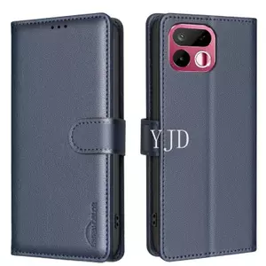 Ốp Lưng Cho Realme 16T Cổ Điển Bao Da Khe Cắm Thẻ Vỏ Điện Thoại Chống Rơi