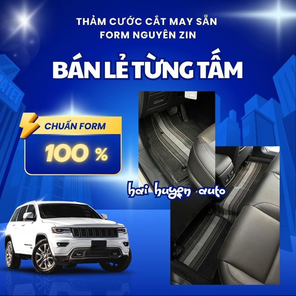 [BÁN LẺ THẢM] Thảm cước và cao su 3D bán lẻ dành cho xe ô tô may sẵn bo viền theo form xe có khuy bấm
