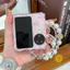 Phone Case For OPPO Find N5 Find N3 Flip N2 Flip TPU Transparent Chain Cat Heart Fold Aesthetic Korean Cute