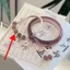 Lạnh Chunhe Jingming Nho Tím Vòng Tay Nữ Lạnh Cảm Giác Làm Đẹp Vòng Tay Vòng Tay Niche Cao Tay Trang Sức 6.24