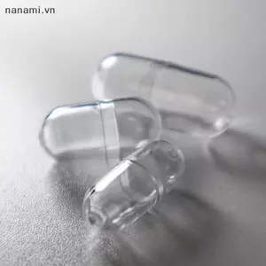 50 Cái / lốc Mini Quả Bóng Nhựa Trống Viên Nang Đồ Chơi Hộp Đựng Bóng Bất Ngờ Chống Đỡ Viên Đạn Sơn Viên Hộp Đựng Thuốc [VN]