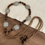 Dây thắt lưng bện Zircon phong cách Bohemian 2026 Phong cách dân tộc Giải trí Phong cách kỳ nghỉ Thắt lưng