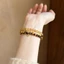 Sự giàu có Citrine Hổ Mắt Đá Đôi Vòng Tay Mới Sang Trọng Niche Có Thể Xếp Chồng May Mắn Quyến Rũ Nữ Tay Trang Trí