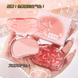 JONBOS Trang điểm khỏa thân tự nhiên Trang điểm giả Peach Rouge Blush