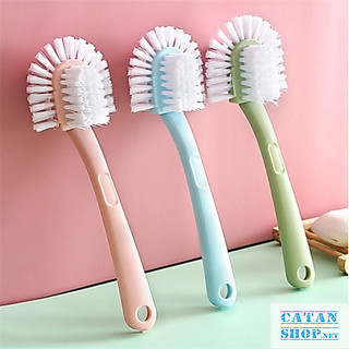Bàn Chải Vệ Sinh Giày Dép 3 Đầu Cọ Phủ Đều, Cọ Chà Vệ Sinh Các Khe Giày Dép Tiện Lợi-GD881-BCchaGiay