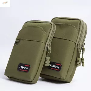 Túi đeo thắt lưng ZENZON Túi đeo thắt lưng ngoài trời bằng Nylon bền Colth Kaki Green Eo Fanny Pack
