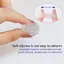 10x Mũ bảo vệ ngón chân silicon Chống rơi Vỏ mũi thoáng khí Ngăn ngừa vỉ Bunion Corrector Chăm sóc bàn chân Dụng cụ làm móng chân
