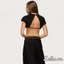 Áo Crop top không lưng buộc trước cho nữ hàng ngày