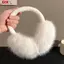 ECK Thời Trang Mềm Mại Lông Thú Giả Làm Ấm Tai Mùa Đông Bịt Tai Dành Cho Nữ Màu Trơn Earflap Ngoài Trời Bảo Vệ Lạnh Bịt Tai Vỏ Tai HOT