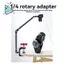 Bộ chuyển đổi Camera 180° Xoay cho bộ chuyển đổi gắn Camera kim loại màn hình cố định