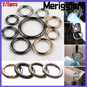 MERIGGIARE 2 / 5 Chiếc Ví Carabiner Túi Xách Hợp Kim Kẽm Chất Lượng Cao Móc Cổng Mạ Túi Thắt Lưng Khóa