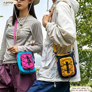 Túi đeo chéo CPINCP, Túi đeo chéo Mini chất liệu Nylon nhỏ, Túi đựng điện thoại nhẹ dành cho nam