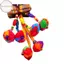 Hodou 1 Chiếc Handmade Voi Móc Khóa Truyền Thống Thái Vải Ganesha Mặt Dây Chuyền Hairball Cho Nữ Túi Quà Tặng VN