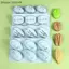 {AKIN} Khuôn làm bánh silicon 6 khoang Khuôn hình hạt cà phê để làm bánh Mousse sô cô la DIY Dụng cụ làm bánh Nonsti Sử dụng tại nhà {a}