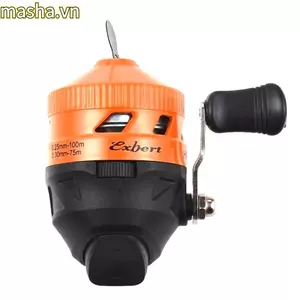 Cuộn Spincast, Tỷ lệ bánh răng 3.0: 1 với cuộn dây câu Nylon, màu cam tốc độ cao bền bỉ cho tay phải đúc câu Phụ kiện câu cá