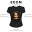 BOOM Áo Baby Tee Nữ Cotton Ôm Body-Áo Thun Ngắn Tay Y2K In Hình PhongCách Mùa Hè, Cổ Tròn Hàng Đầucách hàn quốc phong643