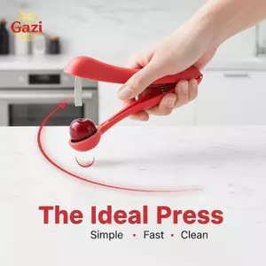Máy loại bỏ hố trái cây Loại ép bằng thép không gỉ Cherry Pitter Máy tẩy hạt anh đào đa chức năng để làm mứt anh đào [VN]
