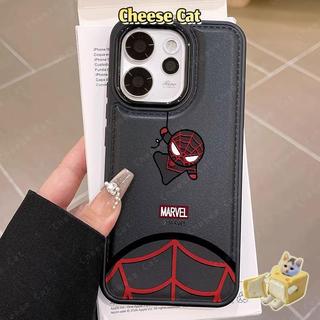 Cool black spider black leather phone case for iPhone 13 14 15 16 17 Pro Max 12 11 17 Air Xs Max XR 8 7 Plus