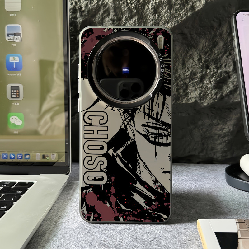 Dành Cho Vivo X200 Ultra X200 Pro Mini X100S Pro Jujutsu Kaisen‌ Ốp Điện Thoại GOJO SARORU CHOSO Cho Vivo X200S X100s X100 Pro X90 X80 X70 Vỏ Vivo Chống Sốc