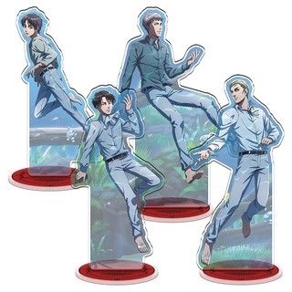 Mô Hình Acrylic Attack on Titan – Standee Eren, Mikasa, Levi, Trang Trí Bàn, Quà Tặng Anime