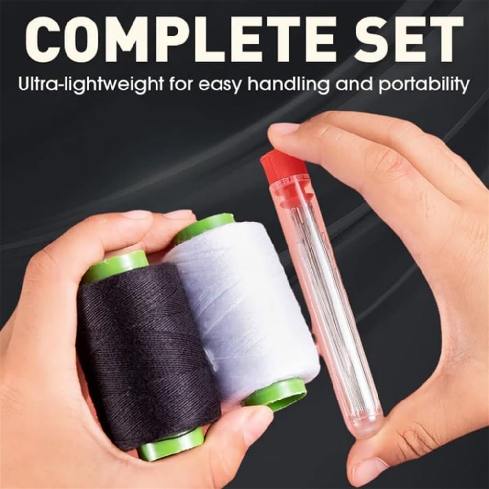 BAMBOOB Bộ dụng cụ may vá 31/34/37 món, sửa chữa đa năng, chỉ kim, di động, kèm kim may quilt trên cùng