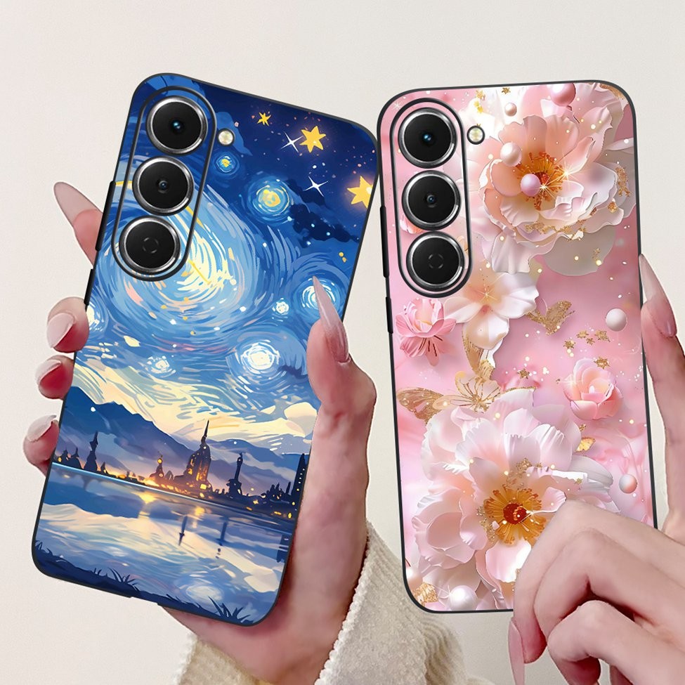 Ốp lưng Tecno KM6 Tecno Spark 40 Pro Vỏ silicon Bướm sang trọng Tình yêu Thời trang Hoa mát mẻ Đẹp trai Vỏ điện thoại sơn sư tử