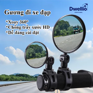 Gương xe đạp xoay 360°,Gương xe đạp điện, gương đi xe đạp,Gương Xe Đạp Đa Năng,Phụ kiện đi xe đạp